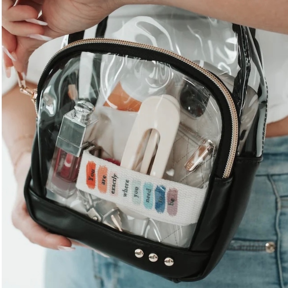 Clear Stadium Sling Bag
